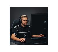 G PRO X TKL - Clavier - jeux - backlit - sans fil - 2.4 GHz, Bluetooth - QWERTY - International US - commutateur : Tactile - noir