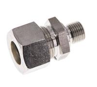 G Raccord à compression droit 1/4'' mâle x 15L en acier inoxydable avec joint FKM 315 Bar DIN 2353