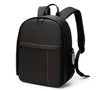 G-raphy Sac à Dos Appareil Photo Réflex Numérique Sac Photo DSLR Imperméable pour Caméra Ordinateur Portable Trépied Objectif (Gris)