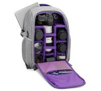 G-raphy Sac à dos avec compartiment pour ordinateur portable, accessoires d'appareil photo grand format 43,2 x 27,9 x 20,3 cm avec support trépied pour appareils photo reflex numériques, objectifs et