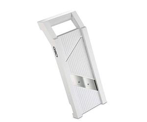 G S D Haushaltsgeräte GSD 30002 Mandoline universelle en plastique avec 2 inserts Blanc