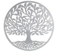 G&S Déco murale Métal : Arbre de vie Blanc, Collection Renaissance. Diamètre 82 cm
