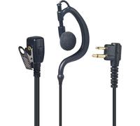 G-Shape Earpiece with Mic and PTT Button Headset for Walkie Talkie Compatible with Motorola 2 Pin for CP040 DP1400 GP68 GP88 GP300 Two Way Radio