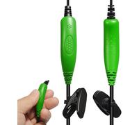 G Shape Radio Earpiece Earpiece with Mic 2 Pin for Motorola Walkie Talkie DP1400 CP040 XT420 XT460 GP300 CLS1110 Hytera PD405 PD505 TC620 Midland G15 G18 Protective Accessories.