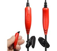 G Shape Radio Earpiece Earpiece with Mic 2 Pin for Motorola Walkie Talkie DP1400 CP040 XT420 XT460 GP300 CLS1110 Hytera PD405 PD505 TC620 Midland G15 G18 Protective Accessories