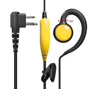 G Shape Radio Earpiece Earpiece with Mic 2 Pin for Motorola Walkie Talkie DP1400 CP040 XT420 XT460 GP300 CLS1110 Hytera PD405 PD505 TC620 Midland G15 G18 Protective Accessories!