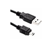 G-Shield 50cm Câble Mini USB 2.0 A Mâle vers Mini B Data Sync Chargeur et Données pour Caméras Disques Durs Externe 0,5 Mètre Noir