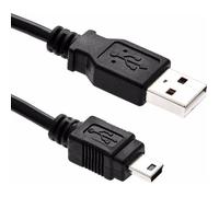 G-Shield 50cm Câble Mini USB 2.0 A Mâle vers Mini B Data Sync Chargeur et Données pour Caméras Disques Durs Externe 0,5 Mètre Noir
