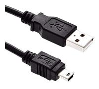 G-Shield 1m Câble Mini USB 2.0 A Mâle vers Mini B Data Sync Chargeur et Données pour Caméras Disques Durs Externe 1 Mètre Noir