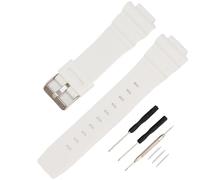 G-Shock Bracelet de montre de rechange pour Casio DW-5900 DW-6100 DW-6695 DW-6900 G-6900 GW-M5610 DW-5600E GW-6900 (J1, boucle blanc/argent)