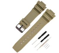 G-Shock Bracelet de montre de rechange pour Casio DW-5900 DW-6100 DW-6695 DW-6900 G-6900 GW-M5610 DW-5600E GW-6900 (J1, boucle vert kaki/noir)