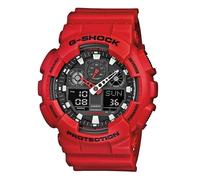 Casio Montre pour hommes G-Shock Classic GA-100B-4AER Rouge