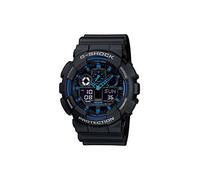 Casio Montre-bracelet GA-100-1A2ER bleu, noir 51,2×55 mm boîtier résine synthétique