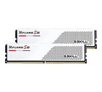 G.Skill Ripjaws S5 - Kit mémoire 32GB (2x16) DDR5-5600 CL40-40-40-89 blanc