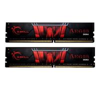 G.Skill AEGIS - DDR4 - kit - 32 Go: 2 x 16 Go - DIMM 288 broches - 2400 MHz / PC4-19200 - CL17 - 1.2 V - mémoire sans tampon - non ECC