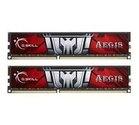 G.Skill AEGIS F3-1600C11D-8GIS - DDR3 - kit - 8 Go: 2 x 4 Go - DIMM 240 broches - 1600 MHz / PC3-12800 - CL11 - 1.5 V - mémoire sans tampon - non ECC G