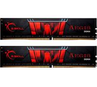 G.Skill Aegis Mémoire pour PC DDR4 32 GB 2 x 16 GB non-ECC 3000 MHz DIMM 288 broches CL16-18-18-38 F4-3000C16D-32GISB