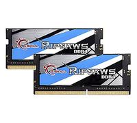 G.Skill Kit Barrettes mémoire SODIMM DDR4 16 Go (2 x 8 Go) RipJaws PC4-21300 (2666 MHz) Noir/Bleu/Or/Gris/Blanc