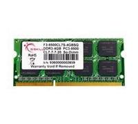 G.SKILL Mémoire PC - 4 Go - PC3-8500 / DDR3 1066 Mhz F3-8500CL7S-4GBSQ DDR3 Notebook
