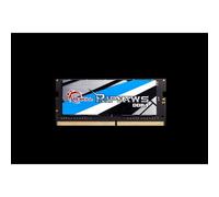 G.Skill Ripjaws 16GB DDR4-2666 CL19 SODIMM (1x16GB) 1.2V, module mémoire pour ordinateur portable, réf. F4-2666C19S-16GRS