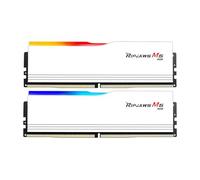 G.Skill – Kit mémoire Ripjaws M5 RGB – DDR5-5200 48GB (2x24) CL40-40-40-83 blanc