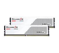G.Skill Ripjaws S5 - Kit mémoire 64GB (2x32) DDR5-6000 CL32-38-38-96 blanc