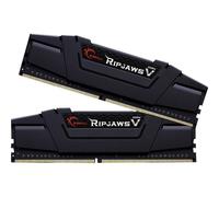 G.Skill Ripjaws V - DDR4 - kit - 16 Go: 2 x 8 Go - DIMM 288 broches - 1800 MHz / PC4-28800 - CL16 - 1.35 V - mémoire sans tampon - non ECC - noir classique