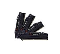 G.Skill Ripjaws V - DDR4 - kit - 32 Go: 4 x 8 Go - DIMM 288 broches - 4000 MHz / PC4-32000 - CL18 - 1.35 V - mémoire sans tampon - non ECC - noir classique G