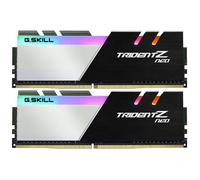 G.Skill TridentZ Neo Series - DDR4 - kit - 16 Go: 2 x 8 Go - DIMM 288 broches - 3600 MHz / PC4-28800 - CL18 - 1.35 V - mémoire sans tampon - non ECC - noir brossé, Noir aluminium brossé, thermolaqué a