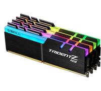 G.Skill Mémoire RAM DDR4 TridentZ RGB F4-3200C16Q-64GTZR 64 Go (4×16) 3200 MT/s CL16 1.35V RGB