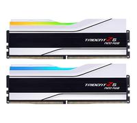 G.Skill Trident Z5 Neo RGB Series (AMD Expo) DDR5 RAM 32GB (2x16GB) 6000MT/s CL30-36-36-96 1.35V Desktop Computer Barrette de mémoire UDIMM - Blanc Mat (F5-6000J3036F16GX2-TZ5NRW)