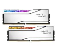 G.Skill Trident Z5 Royal Neo RGB - Kit mémoire 64GB (2x32) DDR5-6000 CL28-36-36-96 argent