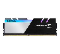 G.Skill TridentZ Neo Series - DDR4 - kit - 32 Go: 4 x 8 Go - DIMM 288 broches - 3000 MHz / PC4-24000 - CL16 - 1.35 V - mémoire sans tampon - non ECC - noir brossé, Noir aluminium brossé, thermolaqué a
