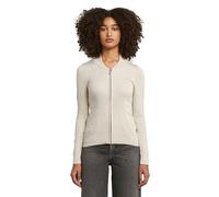 G-STAR 8719965012981 3D Biker Knit Slim Full Zip Knit WMN, Multicolore (Whitebait/DK Brick D26723-c259-g908), M