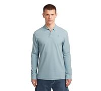 G-STAR 8719965012981 Dunda Slim Polo LS, Bleu (Ash Blue D27683-5864-5304), XL