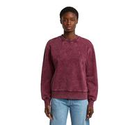 G-STAR 8719965012981 Washed a Line Script SW WMN, Rouge (Maroon Smokey GD D27173-d969-h732), XL
