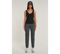 G-Star Asymmetrical Zip Slim Tank Top Dk Black Taille: S | Tanktops Outlet | Femme | Le Noir