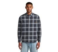 G-STAR Bristum 2.0 Slim Shirt, Multicolore (Ash Blue Toby Check D23553-d748-h522), L