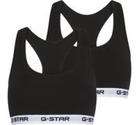 G-star D29409-01 Racerback Bralette Bra 2 Units Noir M Femme