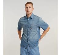 G-star Chemise à Manches Courtes Slanted Double Pocket Regular