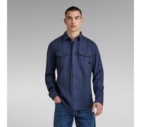 G-star Chemise à Manches Longues Marine Slim Fit