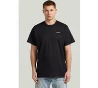 G-Star Chest Logo Loose R T Black Taille: M | T-Shirts Outlet | Homme | Le Noir