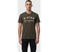 G-Star Chest Logo R T S/s Grey Taille: L | T-Shirts Outlet | Homme | Gris