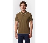 G-Star Chest Logo Striped Polo Dark Olive Taille: S | T-Shirts Outlet | Homme | Vert