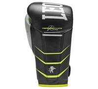 Leone1947 Revo Fluo Leather Artificial Boxing Gloves Noir 12 oz
