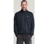 G-Star Core Half Zip Stand Up Collar Sweat L/s Blue Taille: S | Pulls Outlet | Homme | Bleu