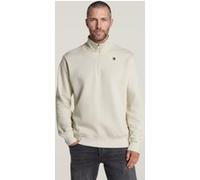 G-Star RAW Sweat Core Half Zip Blanc S
