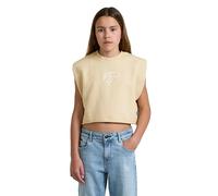 G-star D29658-01 Boxy Fit Short Sleeve Sweatshirt Beige 8 Years Fille