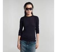 G-Star Denim Brut Ribbed Épaule Panneaux Slim R T L/S FEMME à Manches Longues