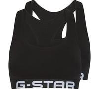 G-star D29432-01 Racerback Bralette Bra 2 Units Noir S Femme
